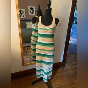 Paper Hearts crochet dress…separate slip liner…size M